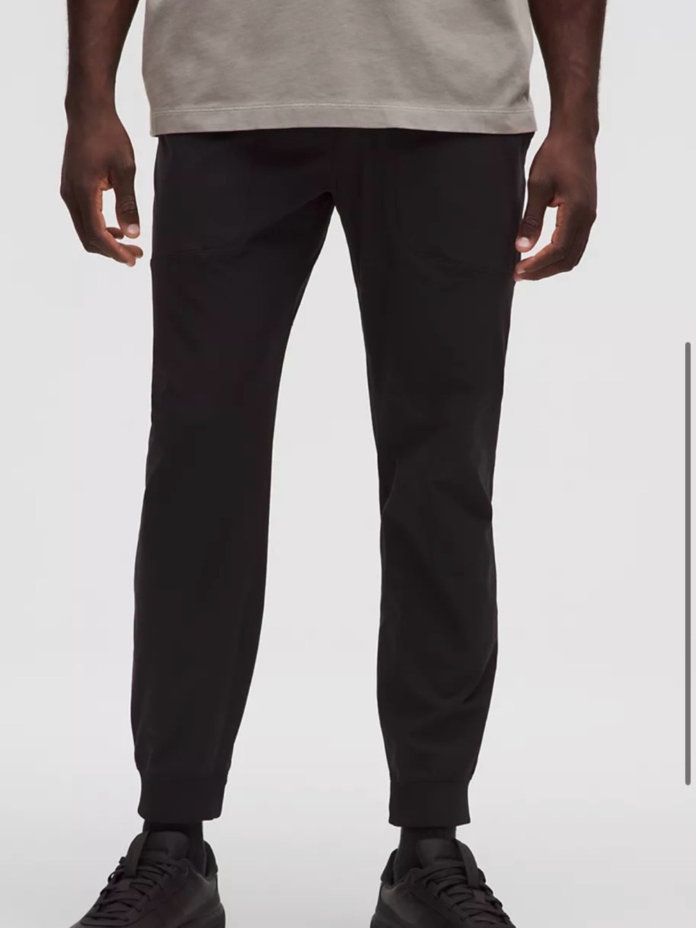 Lululemon Men's ABC Warpstreme Black Jogger Pants - Classic Casual Comfort NWOT